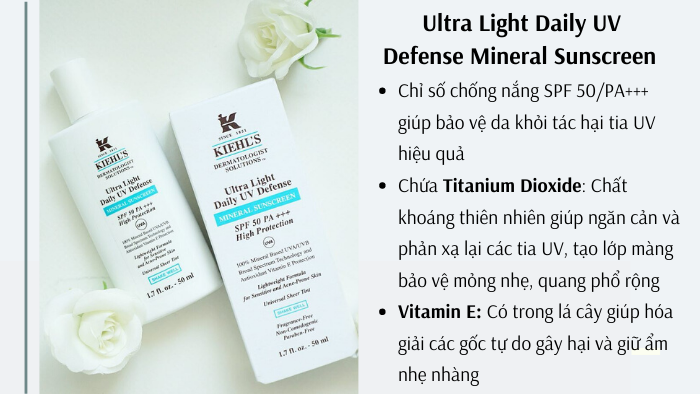 thành phần Ultra Light Daily UV Defense Mineral Sunscreen SPF 50 PA+++